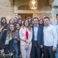 Elected MP Michel Moawad receives congratulators in Zgharta - 4