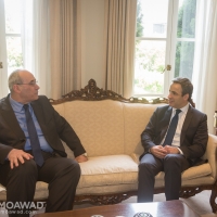 HE Ambassador Ghassan Elkhatib hosts lunch in honor of Michel Moawad in Melbourne