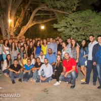 Michel Moawad hosts Independence Movement youth cadres over dinner banquet at the family house in Ehden