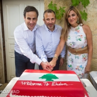 Lunch in honor of Minister Gebran Bassil in Ehden