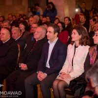 Michel and Marielle Moawad at Aline Lahoud Christmas concert at Saydet Zgharta church organized by the Rene Moawad Foundation Christmas Village 