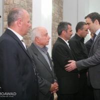 Michel Moawad attending the funeral of Martyr Bourtos EL Bayeh