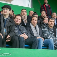 Michel Moawad attends Al Salam Zgharta vs Tajikistan FC Khyar game