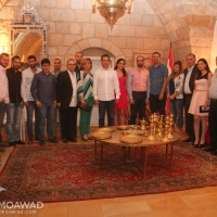 Michel Moawad hosts a dinner for the Independence Movement banking sector employees 