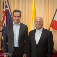 Visit and lunch at the St Charbel\'s Maronite Catholic Church Sydney invited by the Father Superior Louis Ferkh